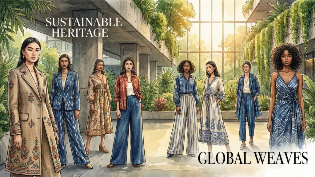 Busana Etnik di Panggung Fashion Dunia 2026 etnik