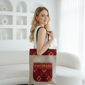 uwaisgen totebag souvenir murah tas goni endek etnik bali handmade uwais totebag