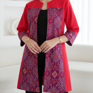 outer wanita blazer aiza tenun endek